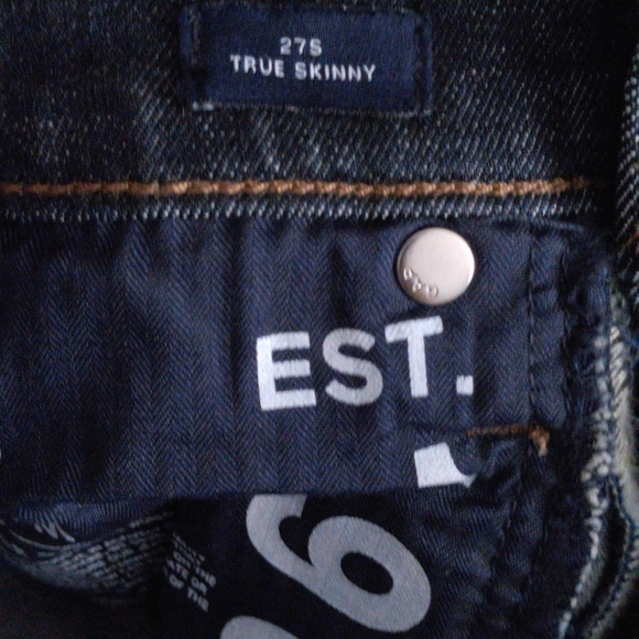 NWT Gap 27S 360° Stretch True Skinny Mid Rise Blue Jeans - Picture 14 of 16